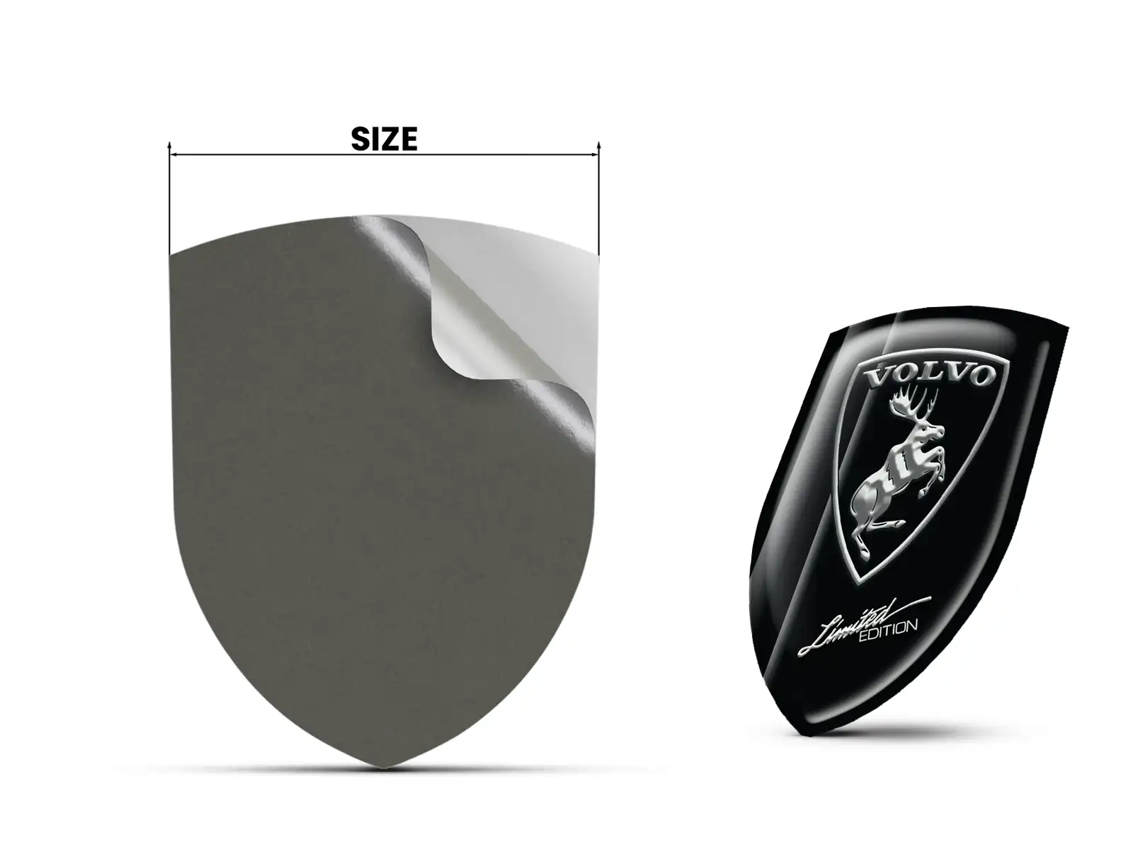 Volvo Pegatina En Relieve Máximo Duradero Estilo Pro Rendimiento
